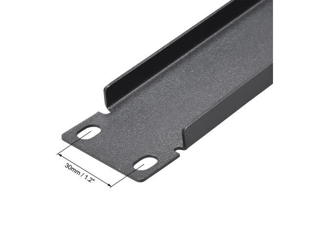 1U Blank Rack Panel - Metal Rack Mount Filler Panel for 19-Inch Server Rack Enclosure or Cabinet - Black