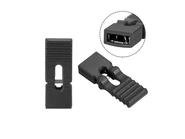 30pcs 2.54mm Pin Header Jumper Cap Lengthened Short Circuit Connection Cap Mini Micro Jumper Bridge Plug Black