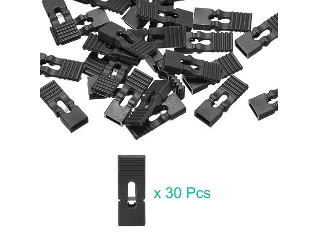 30pcs 2.54mm Pin Header Jumper Cap Lengthened Short Circuit Connection Cap Mini Micro Jumper Bridge Plug Black