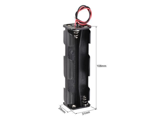 Battery Case Storage Box 8 Slots x 1.5V 2-Wire for 8 x AA Battery 3 Pcs