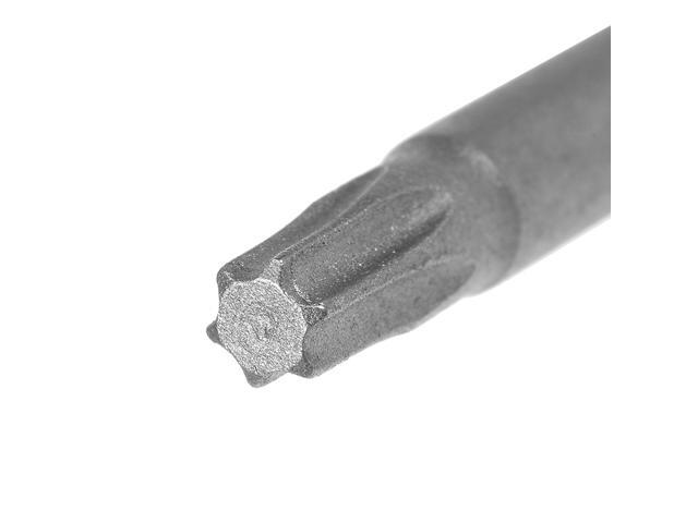10pcs 100mm Long 1/4' Hex Shank T20 Magnetic Torx Head Screwdriver Bits S2 High Alloy Steel