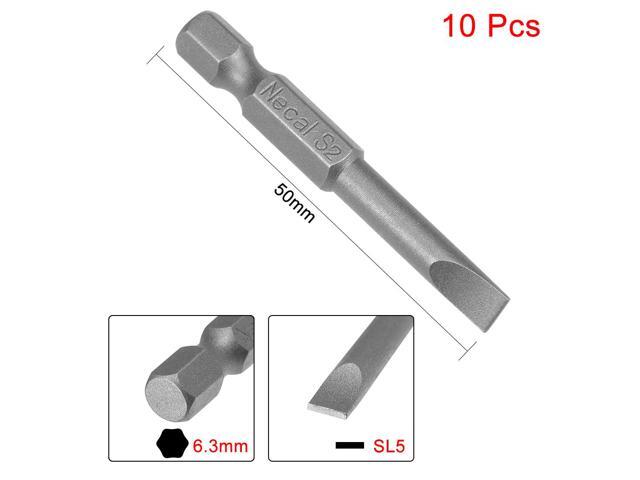20pcs 50mm Long 1/4' Hex Shank T20 Torx Screwdriver Bits S2 High Alloy Steel