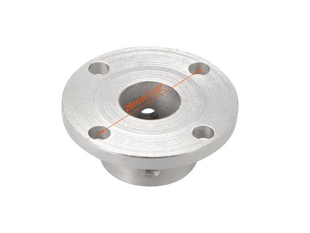 11mm Inner Dia H13*D18 Rigid Flange Coupling Motor Guide Shaft Coupler Motor Connector Silver Tone 2PCS for DIY Parts