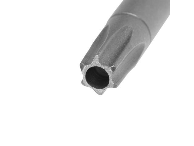 5Pcs 1/4' Hex Shank 50mm Length Magnetic Torx Security Head T27 Screwdriver Bits S2 Alloy Steel