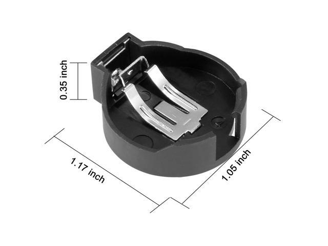 Unique Bargains 10 Pcs DIY CR2430 Coin Cell Button Battery Holder Socket