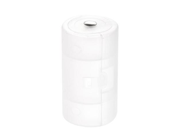 AA to D Size Battery Adapter, Battery Converter Holder, Metal Contacts Clear 4 Pcs