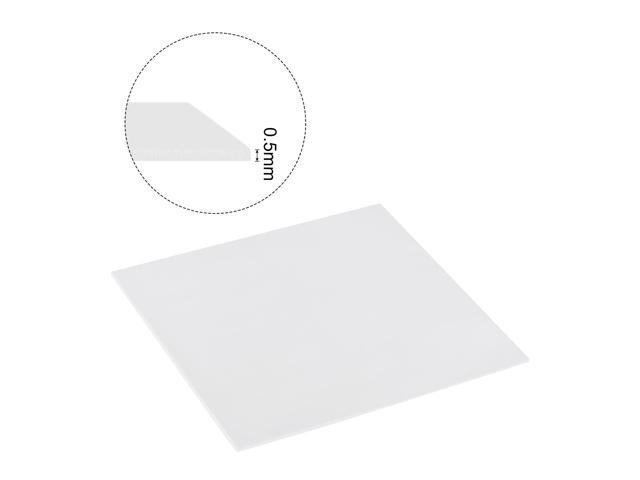 Soft Silicone Thermal Conductive Pads 100mmx100mmx0.5mm Heatsink for CPU Cool Gray