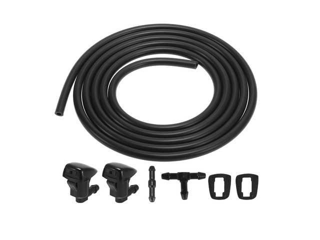 Front Windshield Washer Nozzles Kit for Toyota Solara 2004-2008 2.2 Meters Windshield Washer Hose with 2pcs Connectors Replaces 85381-AE020