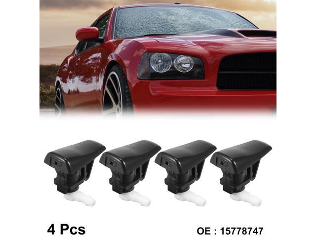 4pcs Car Front Windshield Washer Nozzles for Cadillac CTS 2003-2007 for Cadillac STS 2005-2011 for Cadillac SRX 2004-2009 Replaces 15778747