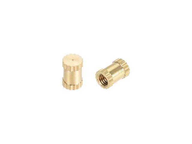 Photos - Other for repair Unique Bargains Knurled Insert Nuts, M3 x 6mm(L) x 4mm(OD) Female Thread Brass Embedment A 