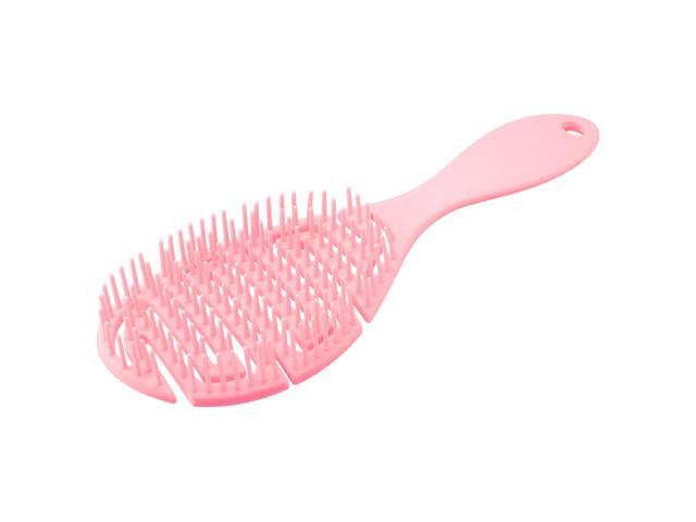 Grid Hair Brush, Shower Detangler Need to Vent Detangling Brush, Rubber Pink