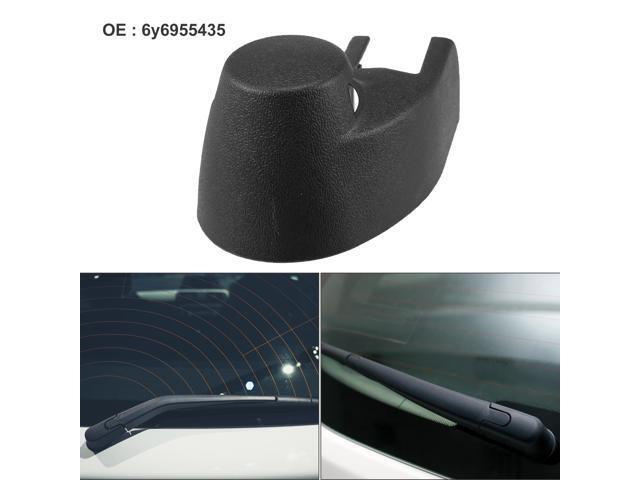 Rear Windshield Wiper Arm Nut Cover Cap Fit for Skoda Fabia - Pack of 1 Black