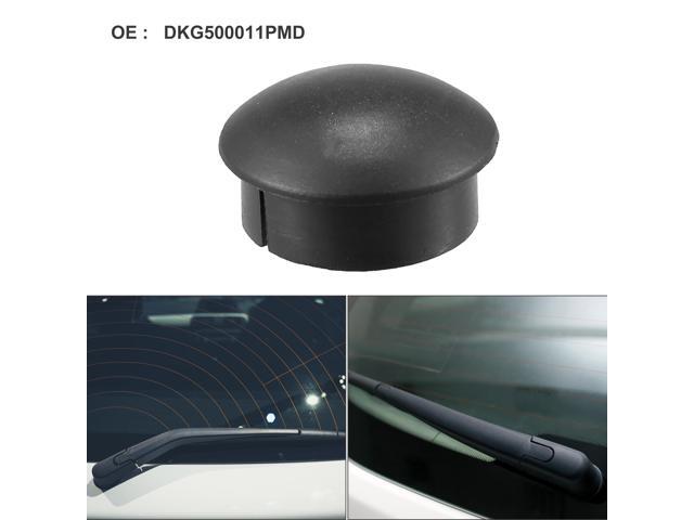 Front Rear Windshield Wiper Arm Nut Cover Spindle Cap Fit for Land Rover LR3 LR4 Range Rover Sport - Pack of 1 Black