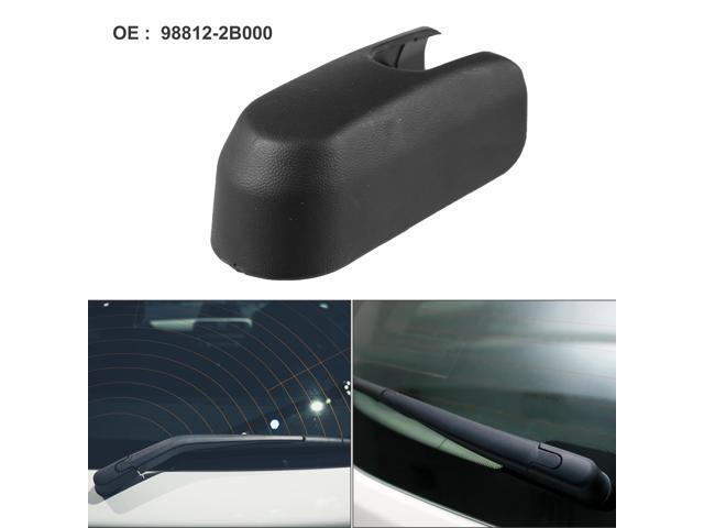 Rear Windshield Wiper Arm Nut Cover Cap Fit for Hyundai Kona Palisade - Pack of 1 Black