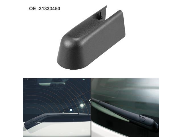 Rear Windshield Wiper Arm Nut Cover Cap Fit for Volvo XC60 - Pack of 1 Black