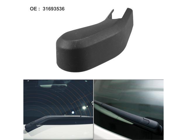 Car Rear Windshield Wiper Arm Nut Cover Cap Fit for Volvo XC60 - Pack of 1 Black