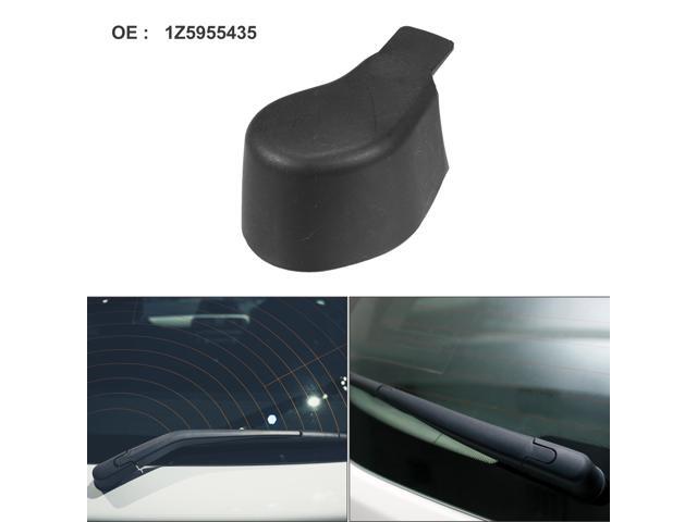 Rear Windshield Wiper Arm Nut Cover Cap Fit for Skoda Octavia - Pack of 1 Black