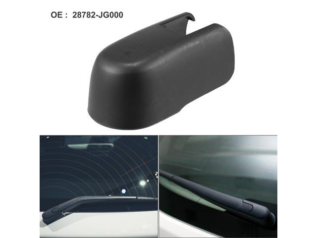 Rear Windshield Wiper Arm Nut Cover Cap Fit for Nissan Leaf Murano - Pack of 1 Black