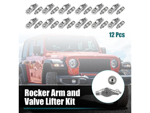 Rocker Arm and Valve Lifter Kit 12 Pcs 3.6L Engine for ChrysIer 200 300 for Dodge Challenger Charger Durango for Ram 1500 for Jeep Wrangler...
