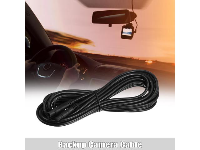 6 Pin 19.69ft 600cm Backup Camera Extension Cable Dash Camera Cord Wires Car Rear View Camera