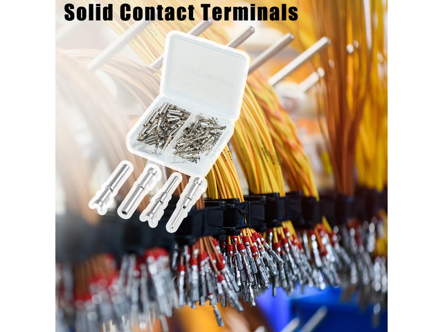 50 Pair Male 1060-16-0122 Female 1062-16-0122 Universal Solid Terminals Contacts Wire Gauge 14-18 AWG Contact Size 16