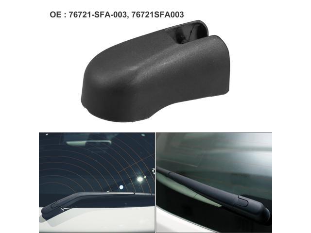 Rear Windshield Wiper Arm Nut Cover Cap Fit for Honda Fit - Pack of 1 Black