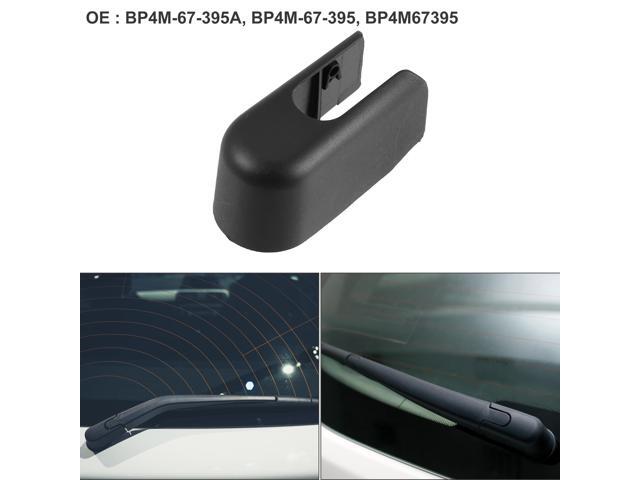 Car Rear Windshield Wiper Arm Cover Cap Fit for Mazda 3 - Pack of 1 Black