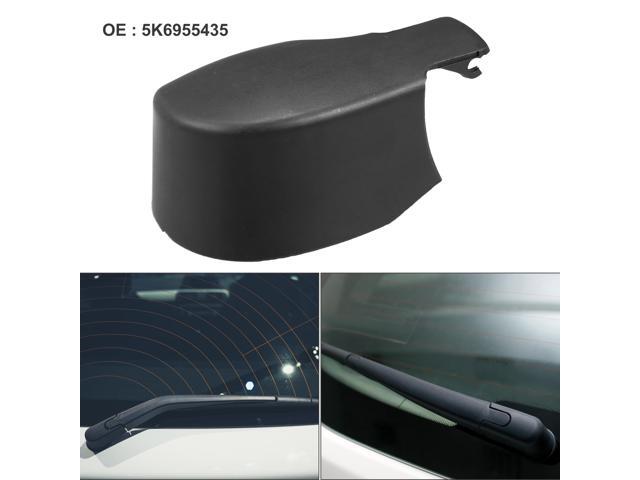 Rear Windshield Wiper Arm Nut Cover Cap Fit for VW Atlas Tiguan - Pack of 1 Black