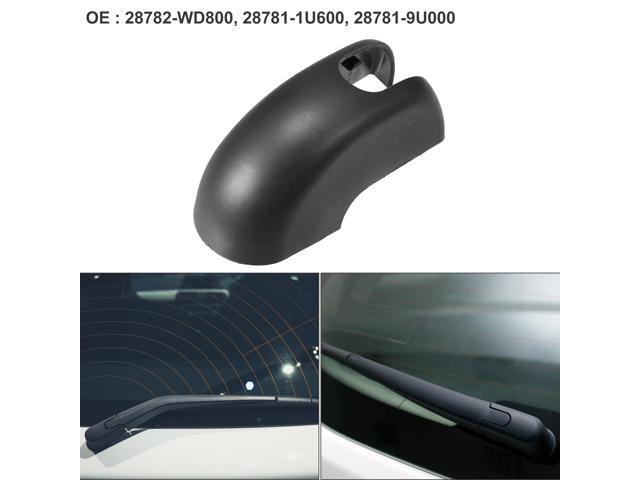 Car Rear Windshield Wiper Arm Cover Cap Fit for Nissan Note - Pack of 1 Black