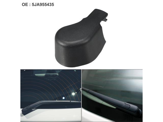 Car Rear Windshield Wiper Arm Cover Cap Fit for SKODA Rapid Hatchback - Pack of 1 Black