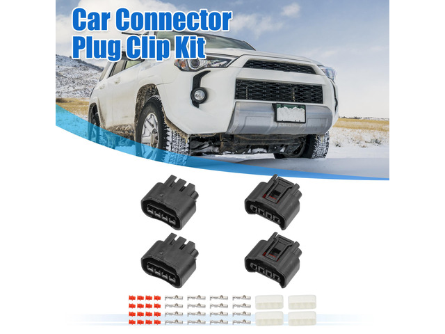4 Set 4 Pin No.9098011885 Ignition Coil Connector Adapter Plug Clip Kit Replacement for Scion XB 2004-2006