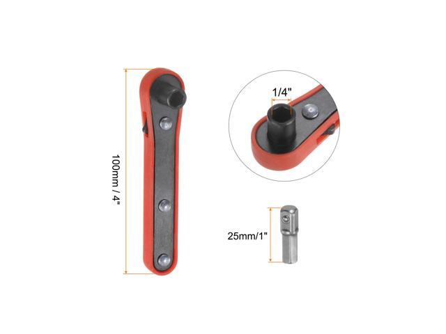 12 in 1 Screwdriver Bit Set 1/4' Hex Shank Torx Slotted Phillips Pozi Bit Set and Bit Magnetizer Ring with 6 Point Mini Ratchet Wrench