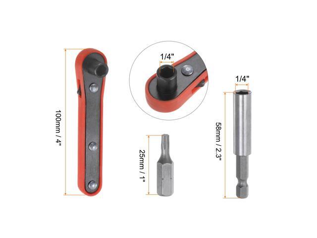 54 in 1 Screwdriver Bit Set 1/4' Hex Shank Torx Slotted Phillips Pozi Bit Set 5-13mm Metric Socket and Bit Magnetizer Ring with 6 Point Mini...