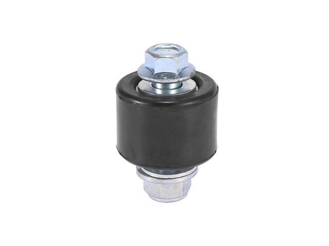 1 Set 10mm Chain Pulley Roller Slider Wheel Guide for Motorcycle Street Bike ATVs Black