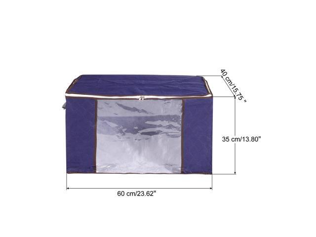 Clothes Storage Bag 2pcs, Clothes Storage Bins Foldable Closet Organizers Storage Containers with Reinforced Handles for Comforters, Blankets,...