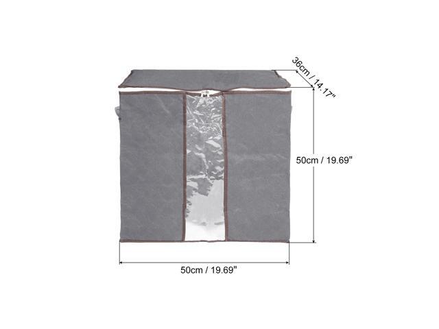 Clothes Storage Bag 3pcs, Closet Organizer with Reinforced Handle for Comforters, Bedding, Blankets, Clothing, Pillows, Foldable with Sturdy...