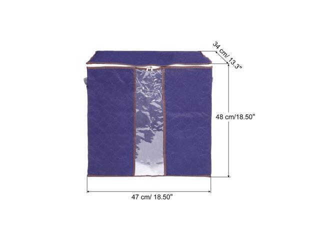 Clothes Storage Bag 2pcs, Clothes Storage Bins Foldable Closet Organizers Storage Containers with Reinforced Handles for Comforters, Blankets,...