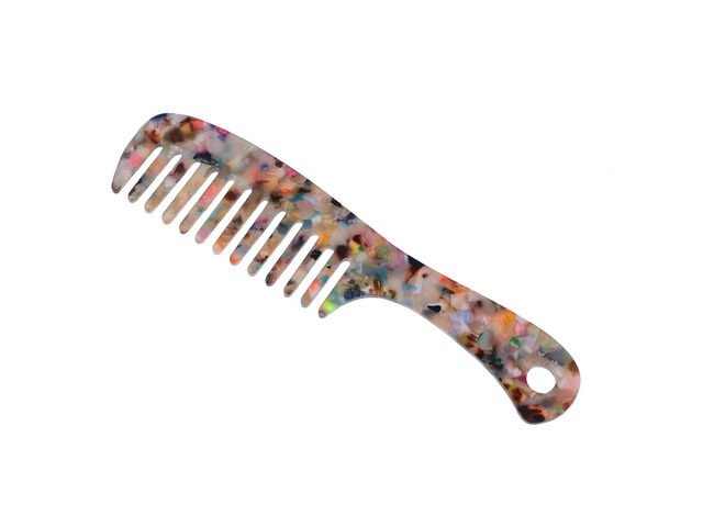 1 Pcs Hair Comb Wide Tooth, Anti-Static, for Thick, Curly Hair, Hair Care, Detangling Comb, for Wet and Dry Multicolor
