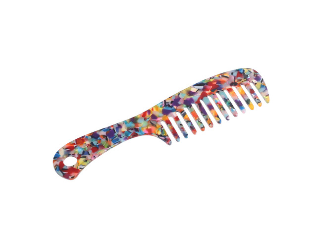 1 Pcs Hair Comb Wide Tooth, Anti-Static, for Thick, Curly Hair, Hair Comb, Detangling Comb, for Wet and Dry Multicolor