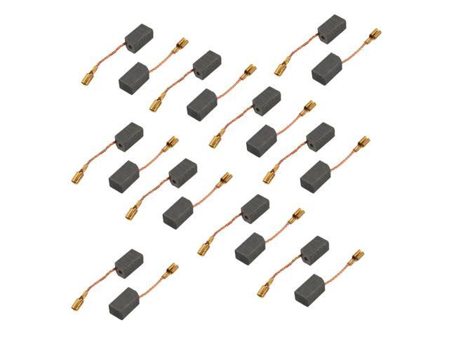 Unique Bargains 20 Pcs Carbon Brush 13.6 x 7.8 x 6.1mm for Dewalt 100mm Angle Grinder
