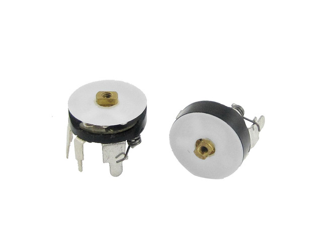 Unique Bargains 2 x 12.5mm 0.49' Diameter 0.1W 10K ohm Carbon Film Potentiometer with Switch