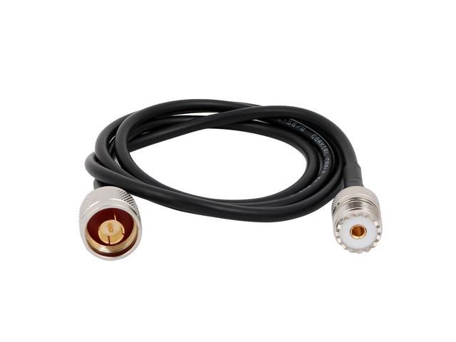 UHF-K Female to N Type Male RG58 Connector Antenna Extension Coaxial Cable