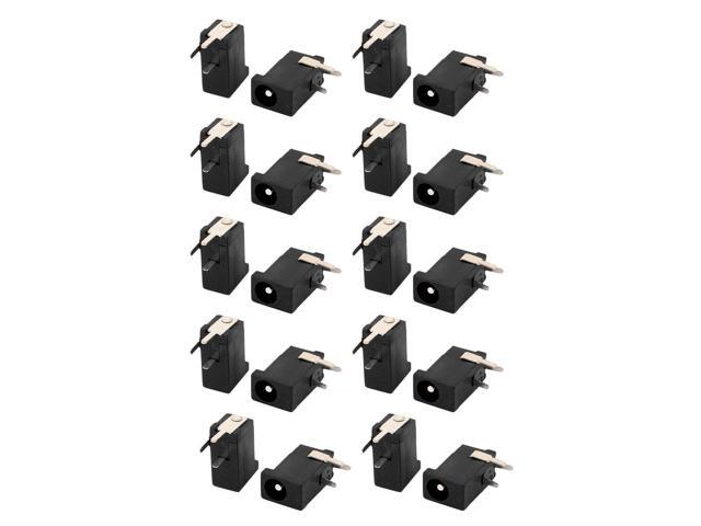 20pcs 3 Pin PCB Mount 3.5x1.1mm Female DC Power Jack Socket Connector DC-002