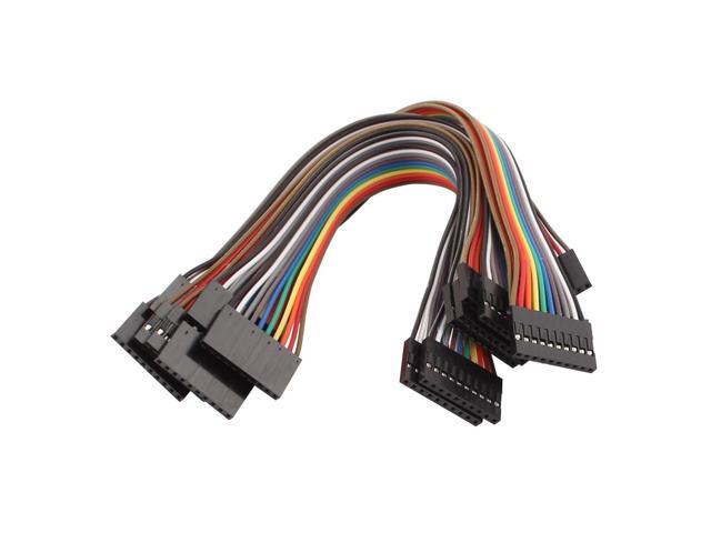 10Pcs Female to Female 10P Jumper Wires Ribbon Cables Pi Pic Breadboard DIY 20cm