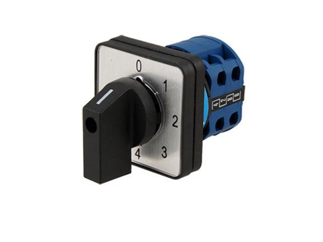 8 Terminals 5 Postions Changeover Rotary Cam Switch 20A