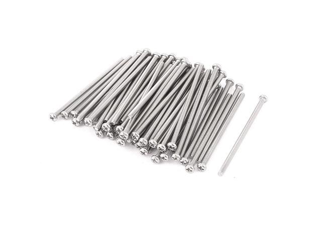Unique Bargains M3 x 60mm 304 Stainless Steel Crosshead Phillips Pan Head Screws Bolt 60pcs