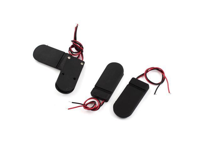 4Pcs 11cm 2-Wired 2 x 3V CR2032 Coin Button Cell Battery Holder Case
