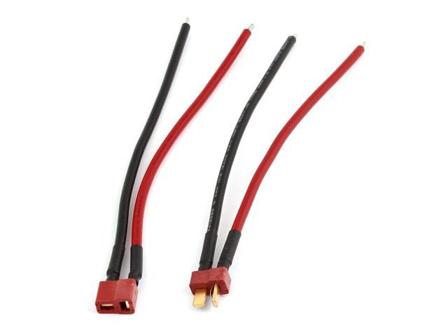 2 x Battery Connection T-Shape Wire Connector Cable for Gearbox Wiring