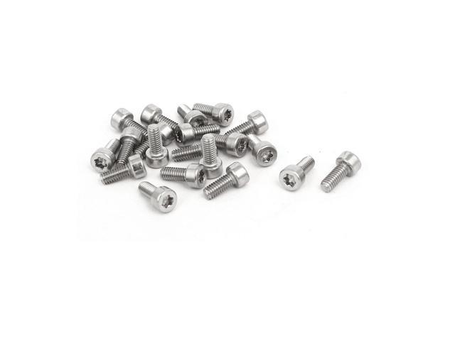 Photos - Other for repair Unique Bargains M2.5x6mm T8 Torx Drive 304 Stainless Steel Torx Socket Head Cap Screw 20pc 