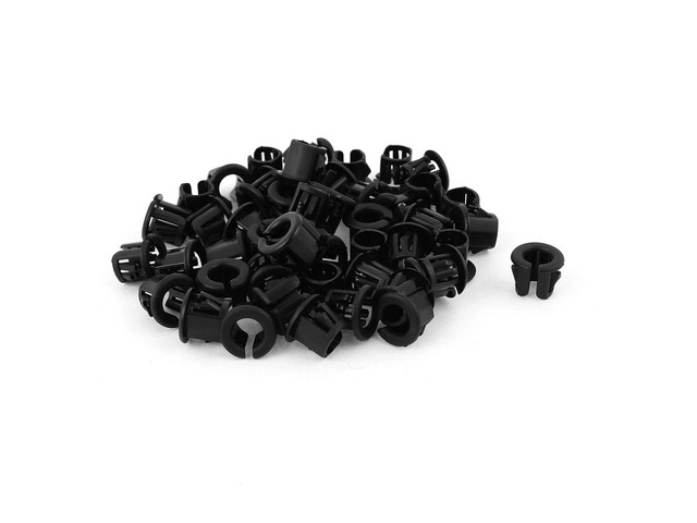 50Pcs OSB-10 6mm Wire Hole Dia Cable Harness Protector Snap Bushing